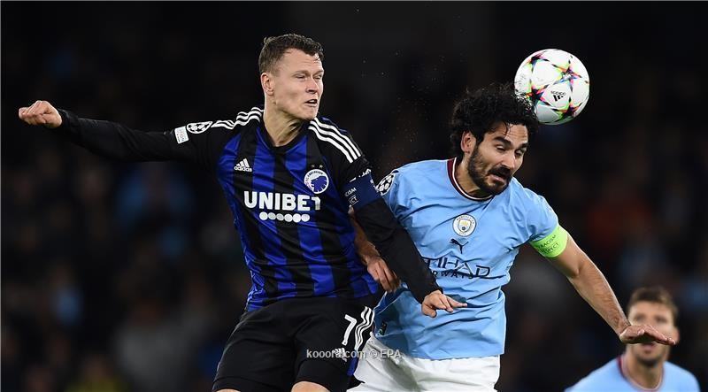 مانشستر سيتي يمطر مرمى كوبنهاجن بخماسية في دوري الأبطال