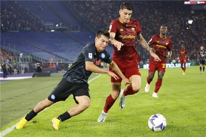 بالصور : أوسيمين يخطف فوزا ثمينا لنابولي من معقل روما