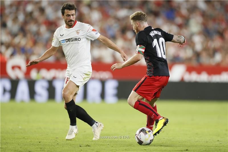 بالصور.. التعادل يحسم مواجهة بيلباو وإشبيلية