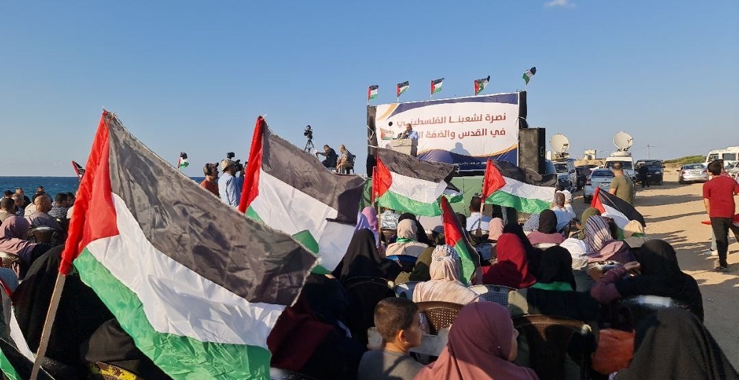 الفصائل الفلسطينية تنظم فعالية بحرية دعمًا للأسرى ونصرة للشعب الفلسطيني