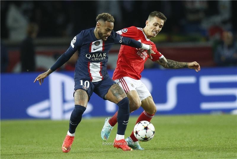 بالصور.. باريس يتعثر بتعادل جديد أمام بنفيكا