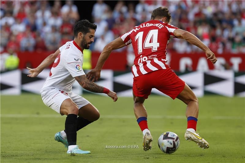 بالصور : أتلتيكو يضاعف معاناة إشبيلية في مباراة تاريخية لكوكي