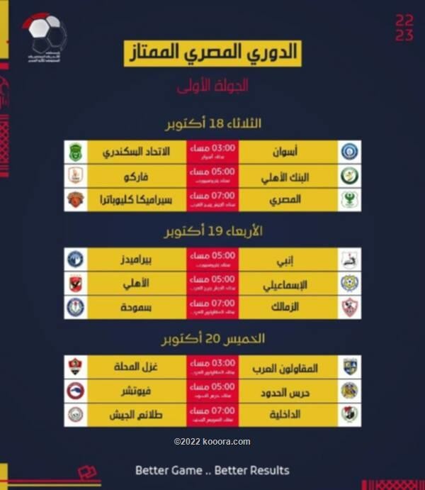 رابطة الأندية تعلن جدول 29 جولة من الدوري المصري