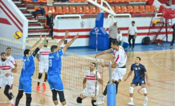 الزمالك يتخطى سموحة بثلاثية نظيفة في دوري الطائرة