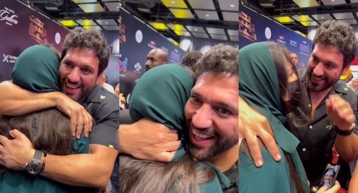 إيمي سمير غانم تتنكر وتفاجىء حسن الر دادفي السعودية