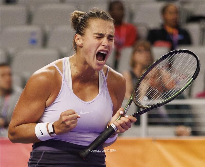 بالصور : سابالينكا تتفوق على أنس جابر في البطولة الختامية