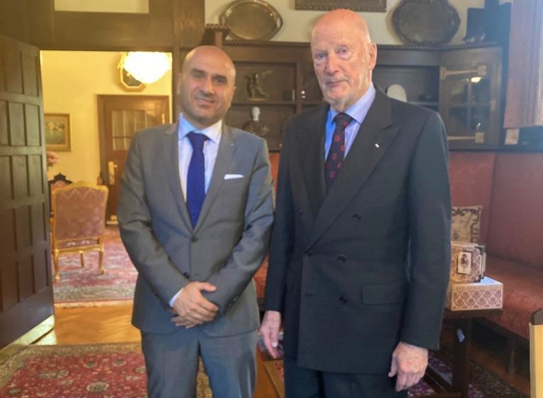 ملك بلغاريا يستقبل القائم بأعمال سفارة فلسطين