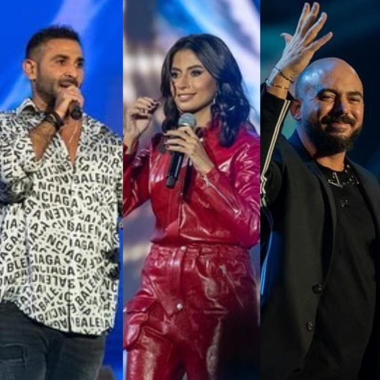 شاهد: في موسم الرياض روبي بالجلد وأحمد سعد يغني سعودي