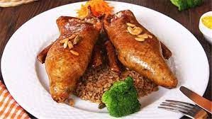 حمام محشي بالأرز