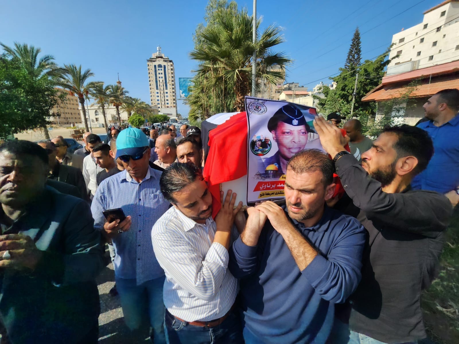 غزة: تشييع جثمان أول أسيرة في الثورة الفلسطينية فاطمة البرناوي