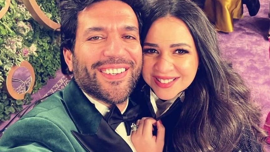 ايمي سمير غانم وحسن الرداد