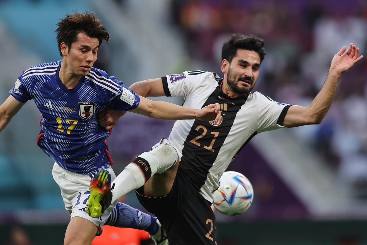 المفاجاة الثانية بعد السعودية.. اليابان تهزم المانيا