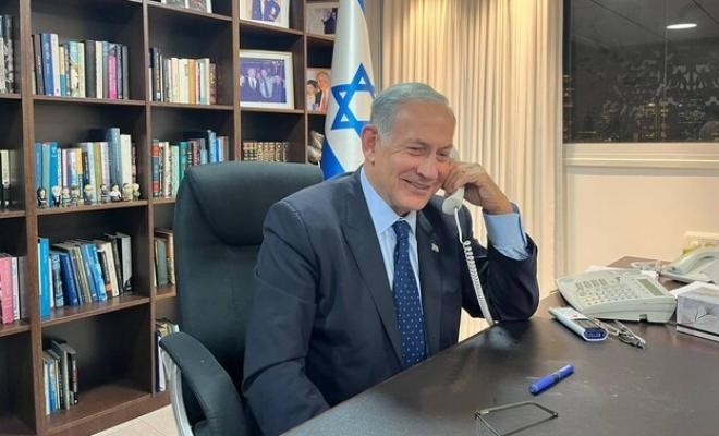 نتنياهو يتلقى اتصالًا هاتفيًا من بايدن بعد 6 أيام من الانتخابات "الإسرائيلية"