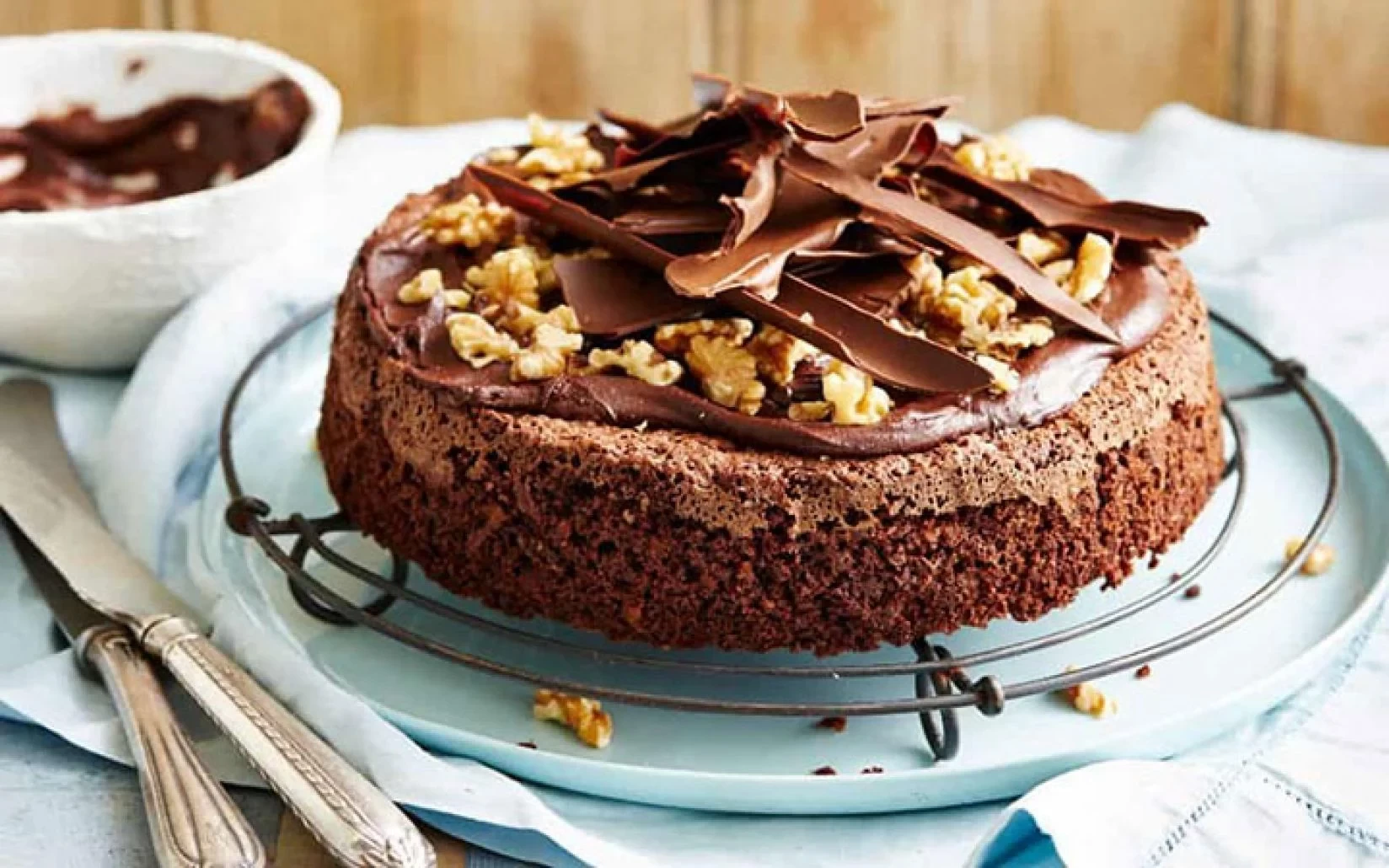 كيكة القهوة بالبندق