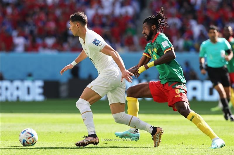 بالصور : صربيا تتعادل مع الكاميرون بثلاثية لكل منهما في مباراة مجنونة