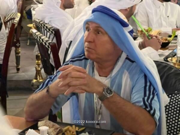 بالصور.. الشماغ العربي بألوان منتخبات المونديال في قطر