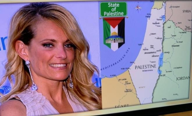 غضب إسرائيلي من قناة نرويجية عرضت خارطة فلسطين