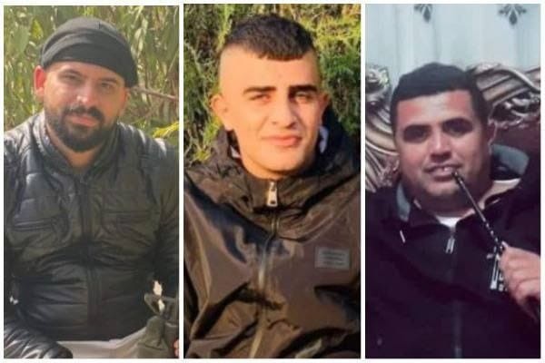 مركز حقوقي ينشر نتائج التحقيق في جريمة اغتيال شهداء جنين الثلاثة