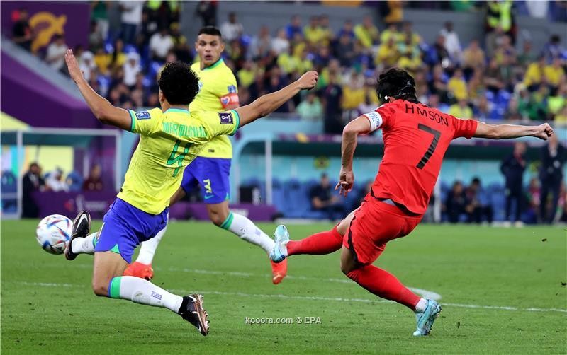بالفيديو و الصور : البرازليون يمزقون شباك كوريا اربع مرات ويقابلون كرواتيا