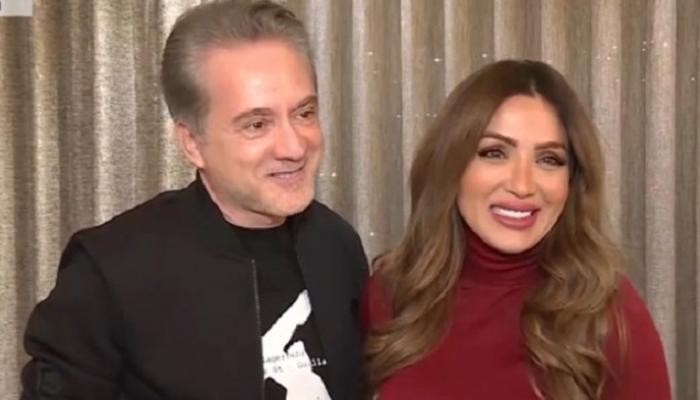 الظهور الأول لزوجة مروان خوري في احتفالات رأس السنة