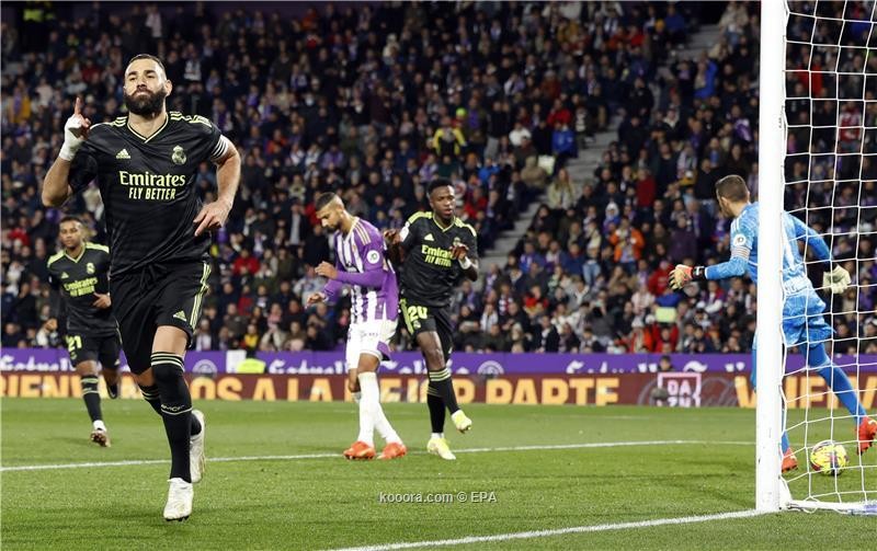 بالصور : بن زيما يقود ريال مدريد بفوز متاخر على بلد الوليد