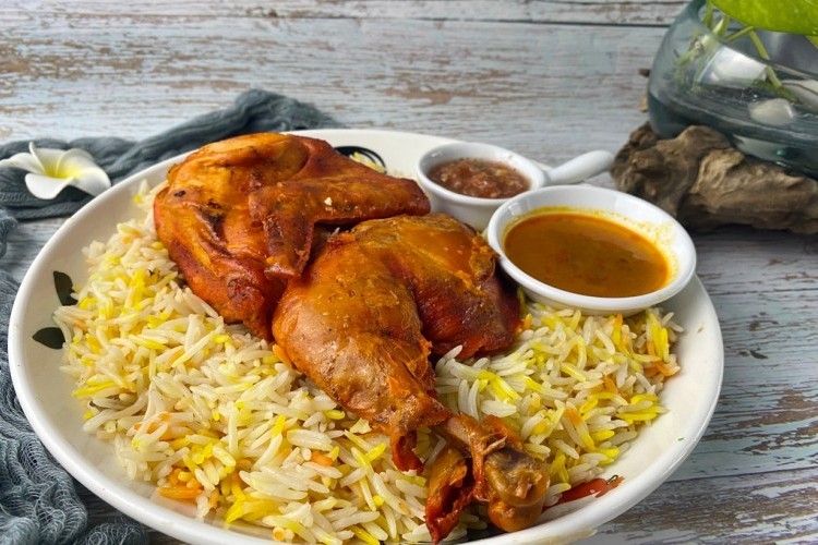 دجاج مندي بالفرن