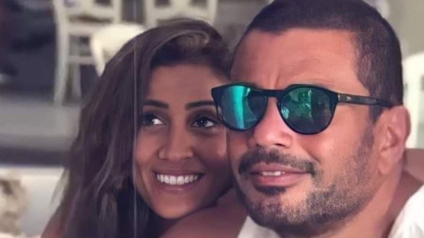 دينا الشربيني وعمرو دياب