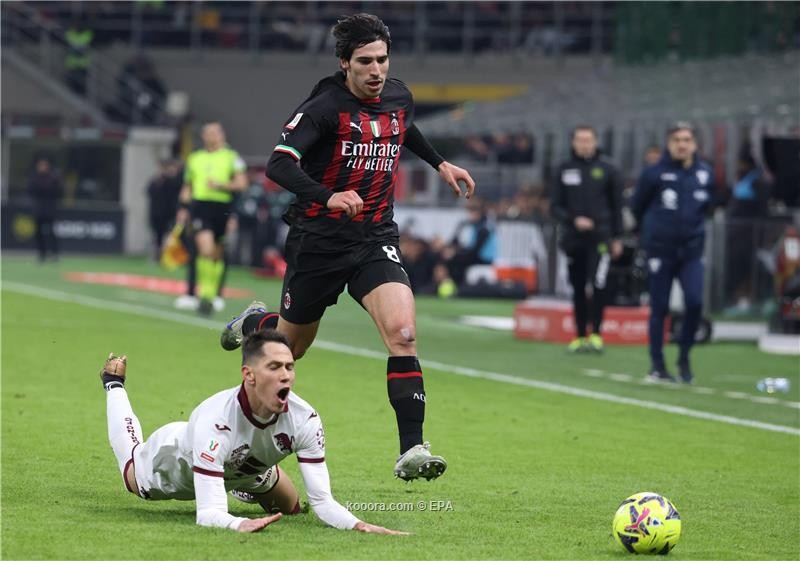 بالصور : ب10 لاعبين.. تورينو يقصي ميلان من كأس إيطاليا