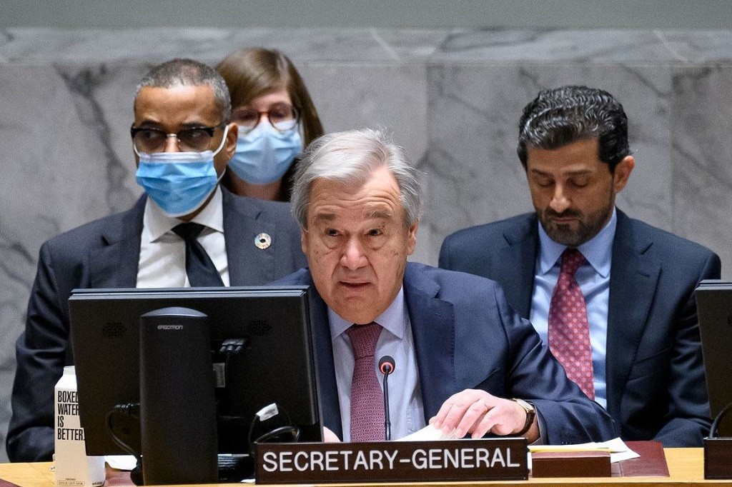 غوتيريش: سيادة القانون هو جوهر تحقيق السلام العادل