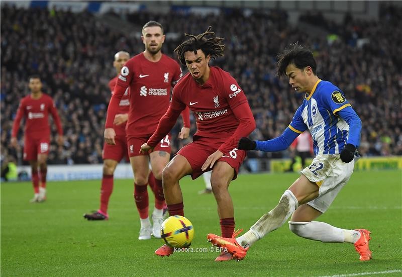 بالصور: برايتون يدمر كتيبة ليفربول بثلاثية قاسية