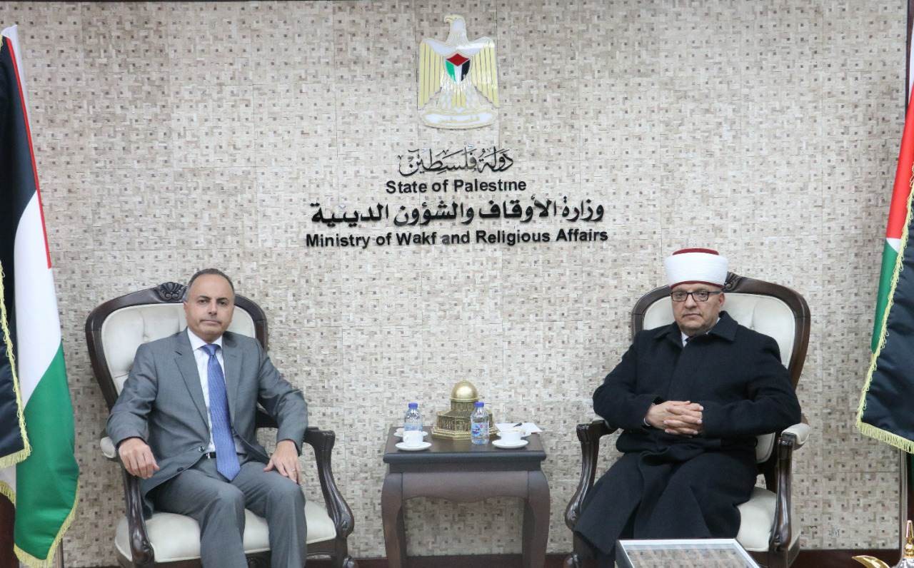 طالع تفاصيل لقاء الوزير البكري بالسفير المصري لدى فلسطين