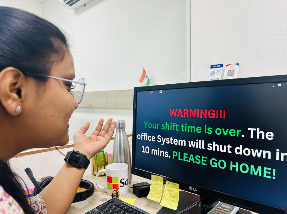 شركة هندية تغلق حواسب الموظفين تلقائيا بعد ساعات العمل