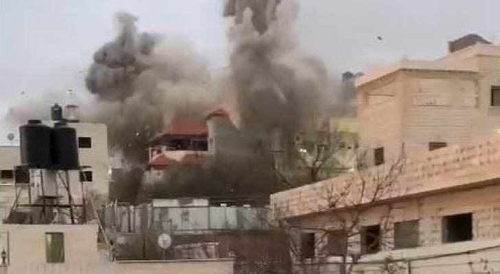 الاحتلال يُفجر منزل الشهيد محمد الجعبري في الخليل
