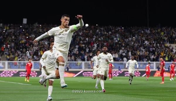 بالصور : هاتريك رونالدو يقود النصر للانفراد بصدارة الدوري السعودي