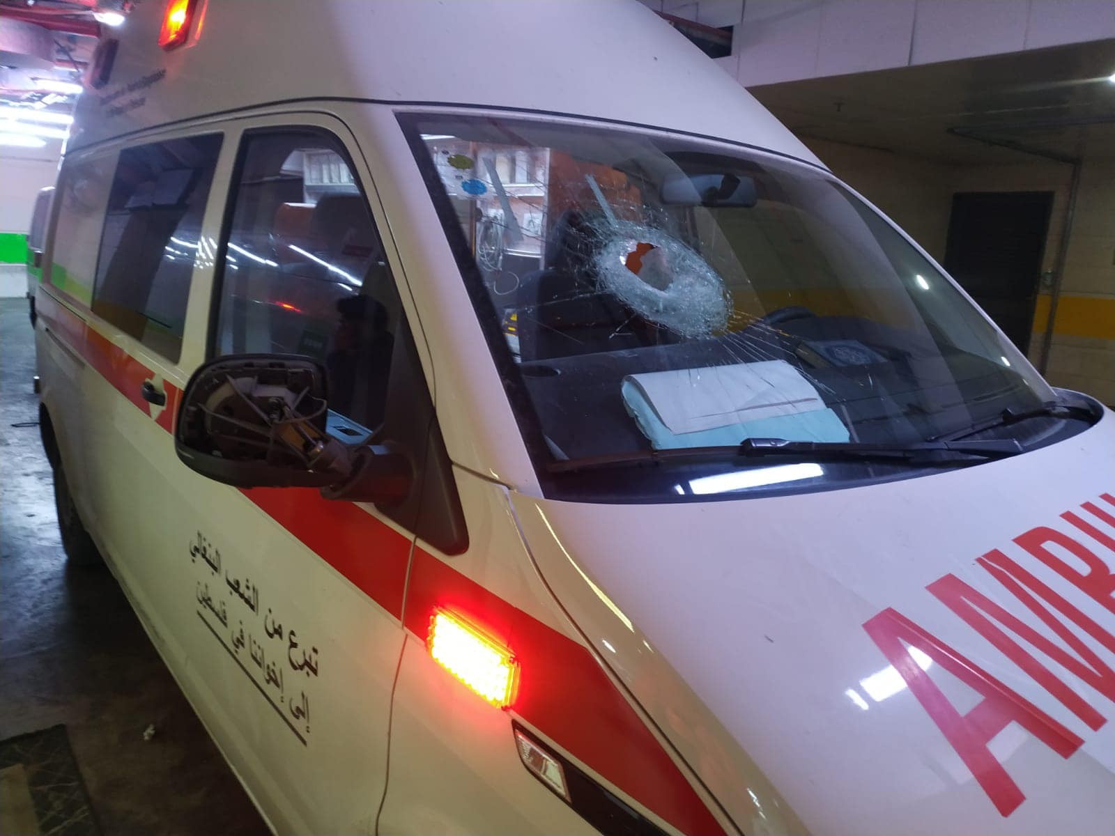 عقب الاعتداء على سيارة إسعاف تنقل طفلة مريضة