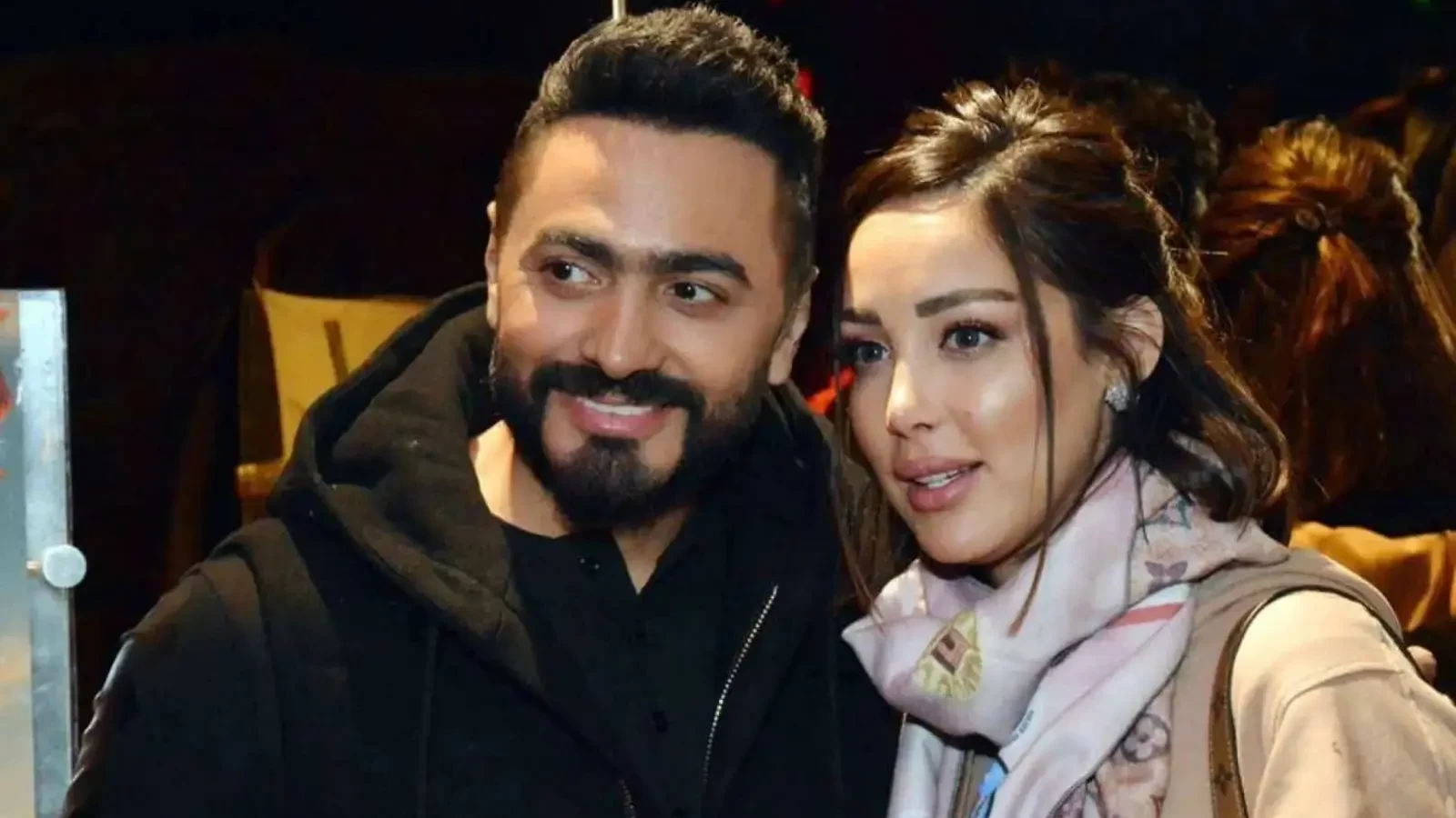 بسمة بوسيل تلغي متابعة تامر حسني وأنباء عن انفصالهم