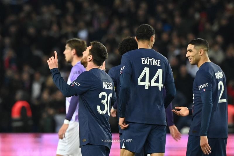 بالصور.. حكيمي وميسي ينقذان باريس أمام تولوز