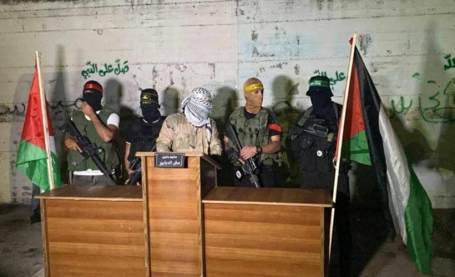 فصائل المقاومة في جنين تعقد مؤتمرًا صحفيًا حول مشاركة السلطة الفلسطينية في اجتماع العقبة 