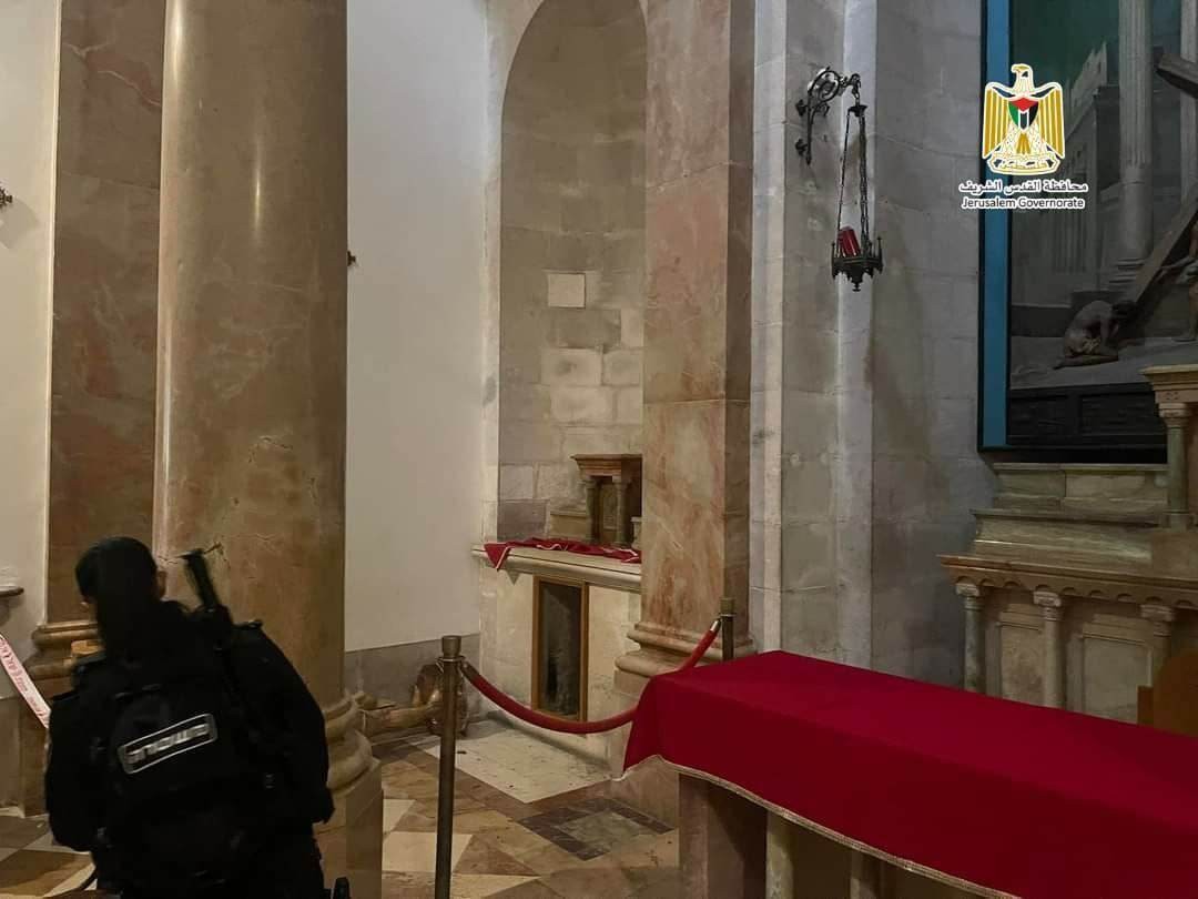 "الرئاسية العليا" تُدين اعتداء مستوطن على كنيسة في القدس
