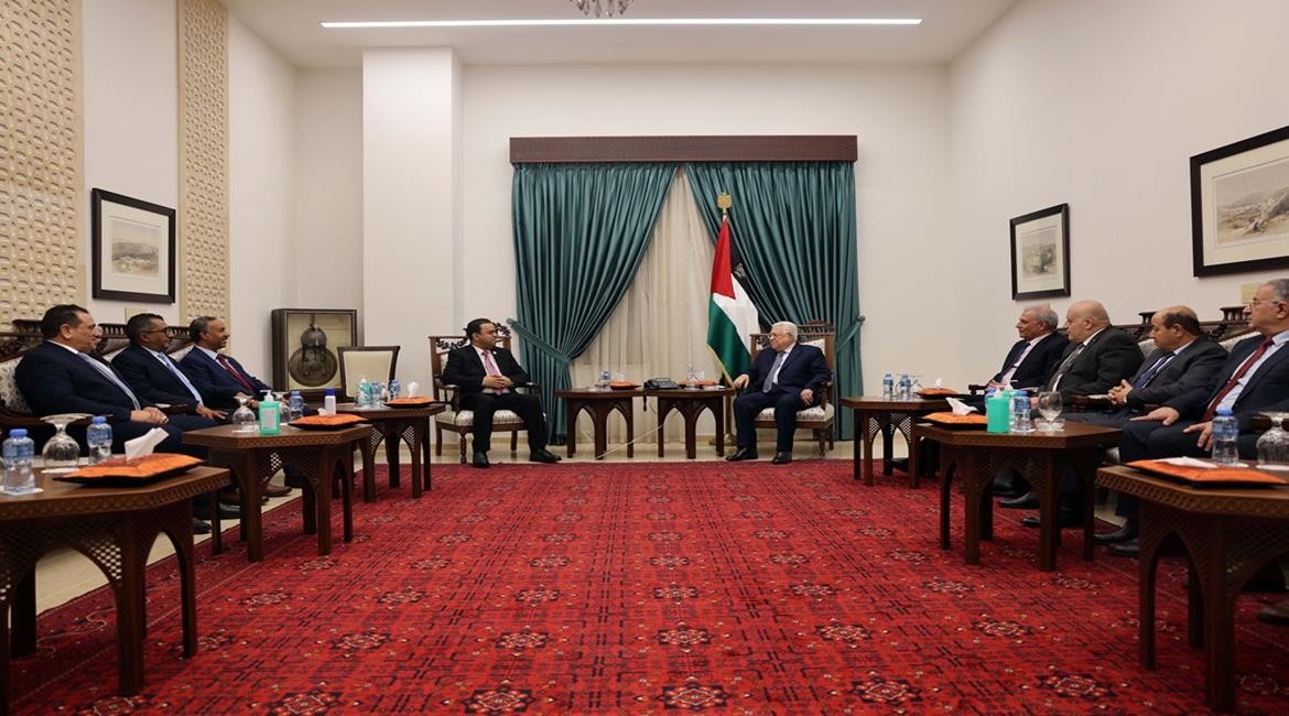 وفد فلسطين للاجتماع الخماسي يُقدم تقريرًا للرئيس حول المداولات والموضوعات التي تم بحثها