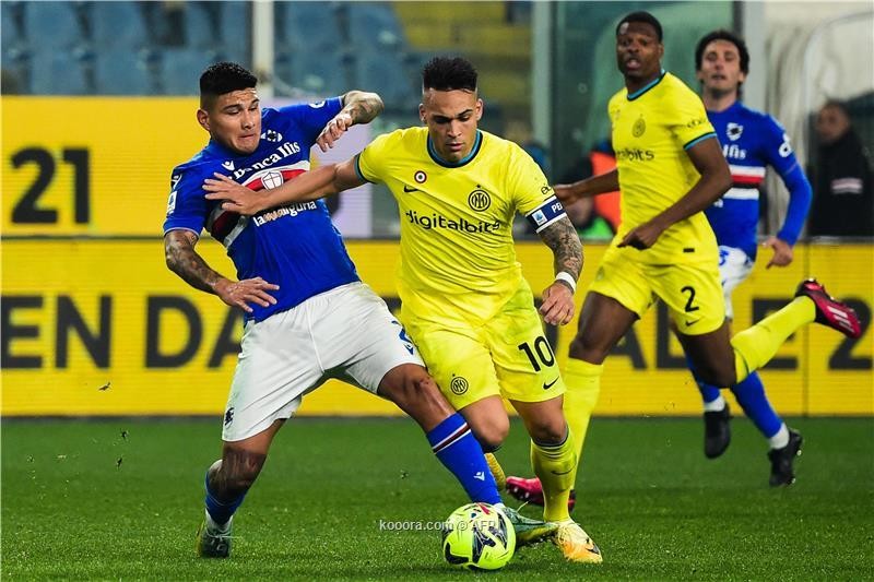 بالصور : سامبدوريا يعطل إنتر.. ويقرب نابولي من الاسكوديتو