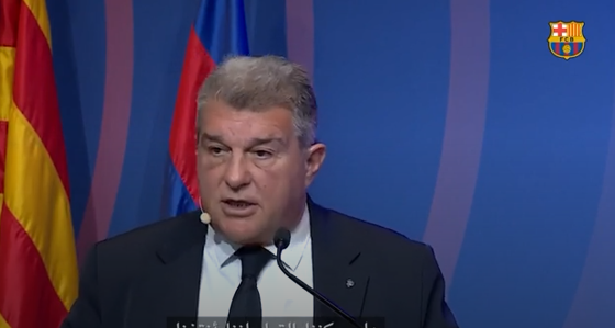 لابورتا: سأواجه كل الأوغاد الذين يريدون تلطيخ درع برشلونة