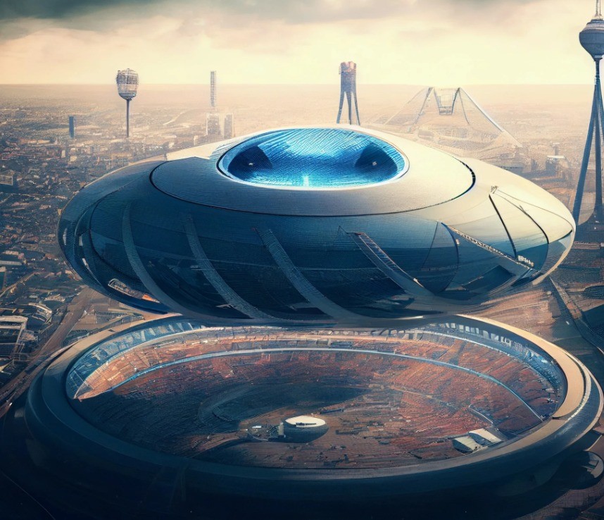 مهندس معماري يبدع تصميمات مميزة لملاعب كرة القدم باستخدام الذكاء الاصطناعى