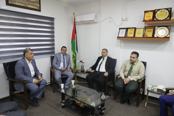 مدير عام شركة كهرباء غزّة يلتقي بوفد رفيع من شركة الاتصالات الفلسطينية