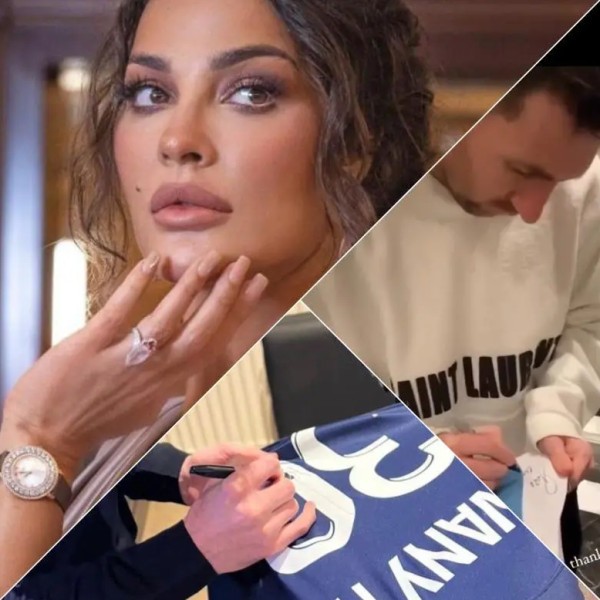 ميسي يقدم هدية لـ ابن نادين نسيب نجيم