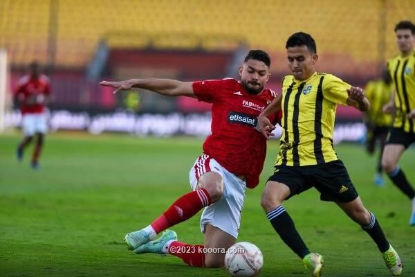 بالصور : الأهلي يحبط مغامرة المقاولون ويعزز صدارة الدوري المصري