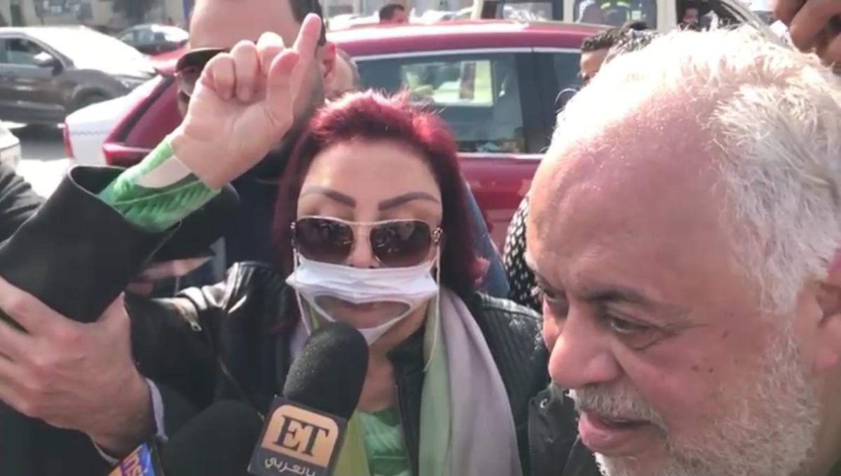 إصابة نبيلة عبيد بإعياء في انتخابات نقابة المهن التمثيلية