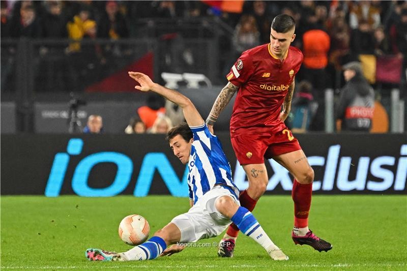 بالصور: روما يتفوق على سوسييداد في الدوري الأوروبي