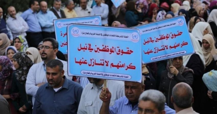 لليوم الـ51 على التوالي.. تواصل إضراب الموظفين برام الله ضد إدارة "الأونروا" 