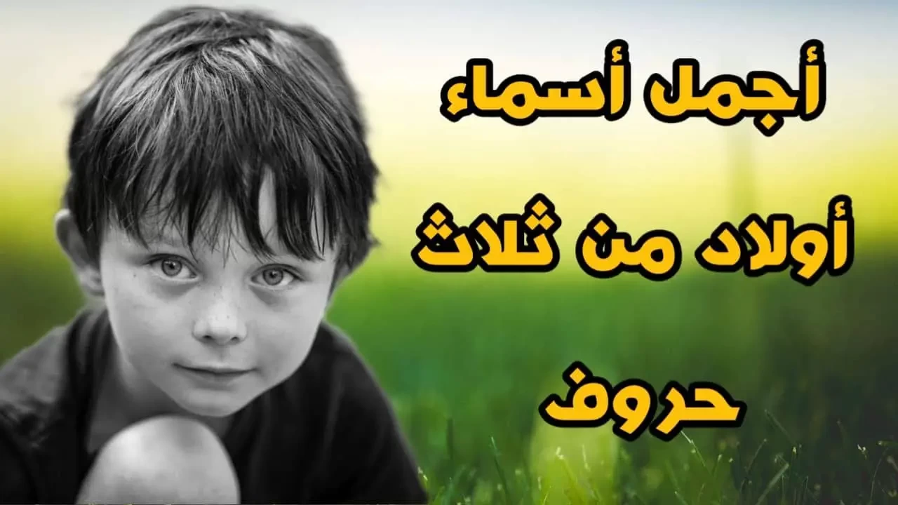 أسماء أولاد ثلاث حروف من القران الكريم